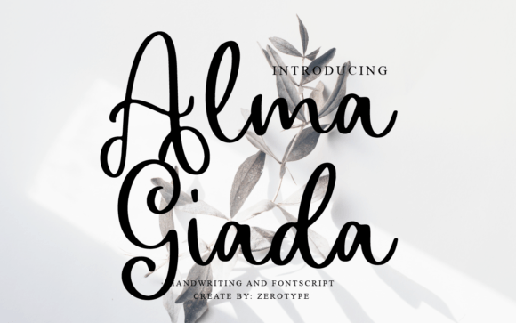 Alma Giada: A Premium Script Font