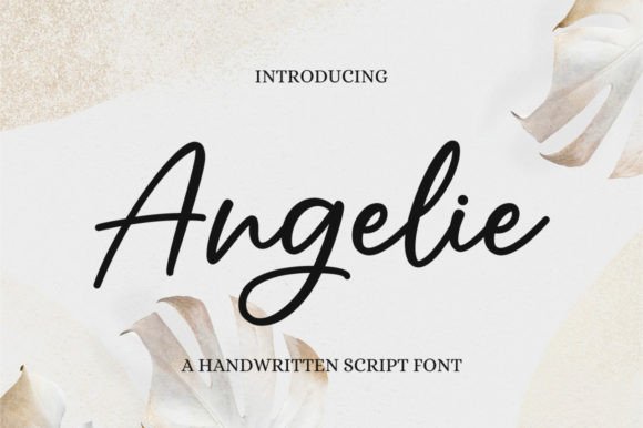 Angelie: A Graceful Script Font for Branding