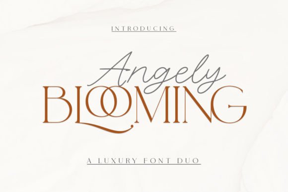 Angely Blooming Font for Business Branding