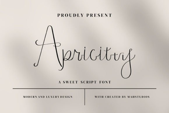 Apricitty Font for Web Design