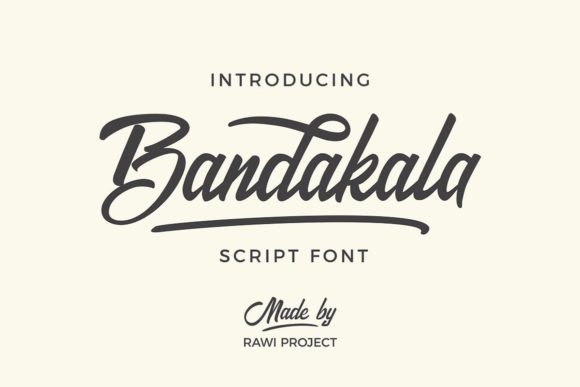 Bandakala: A Bold Font for Modern Branding
