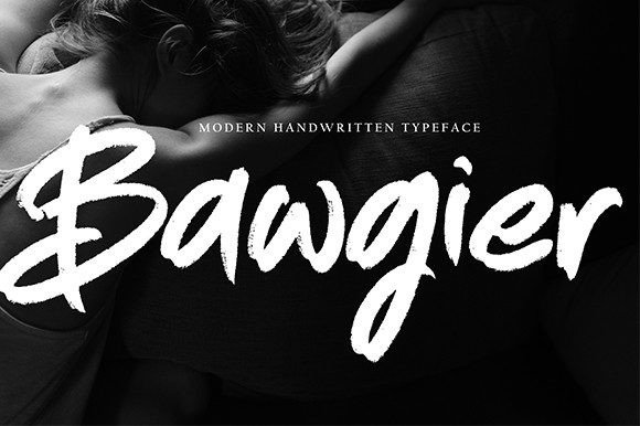 Bawgier Font: Bold Handwritten Style