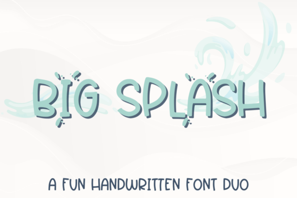 Big Splash Font for Web Design