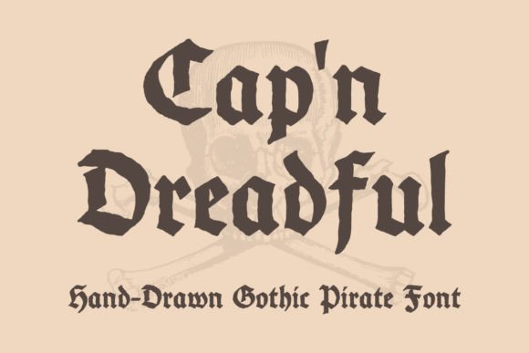 Cap’n Dreadful Font for Business Branding