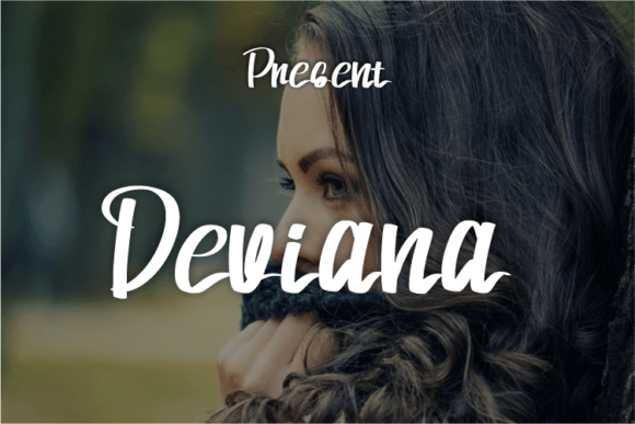 Deviana: A Script Typeface for Elegant Design