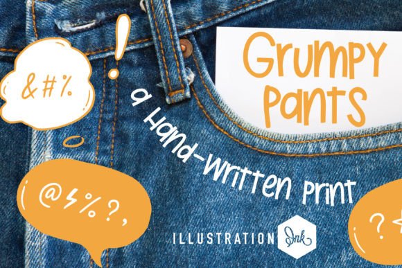 Grumpy Pants Font for Creative Brands