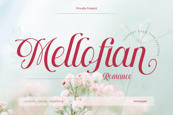 Mellofian Font for Web Design