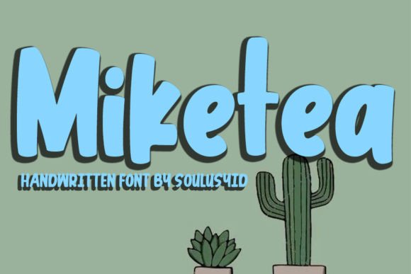 Miketea Font: Bold & Beautiful