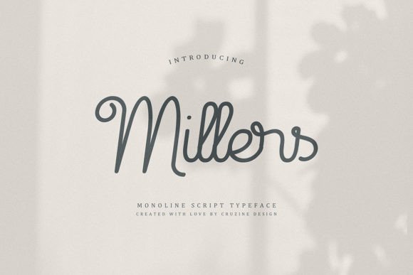 Millers Font for Professional Branding