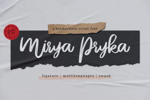 Mirya Pryka Font for Creative Campaigns