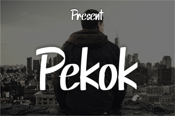 Pekok: A Script Typeface for Elegant Design
