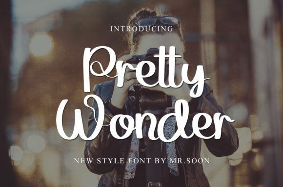 Pretty Wonder Font for Creative Campaigns