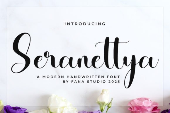Seranettya Font: Elegant Script for Digital Design