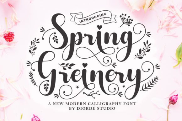 Spring Greinery Font Review