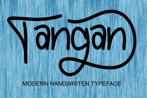 Tangan: A Stylish Script Font for Campaign Design