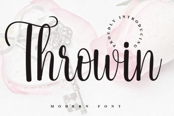 Throwin Font: Handwritten Elegance for Web Design