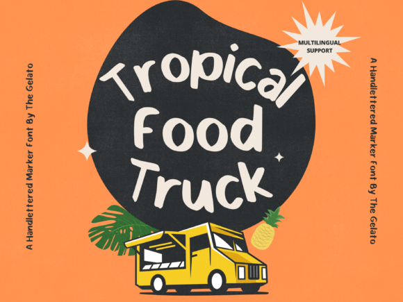 Tropical Food Truck Font