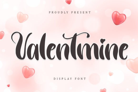 Valentmine Font for Creative Makers
