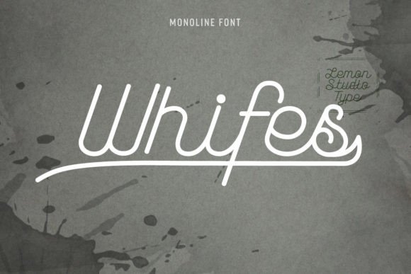 Whifes Font: Vintage Script for Elegant Design